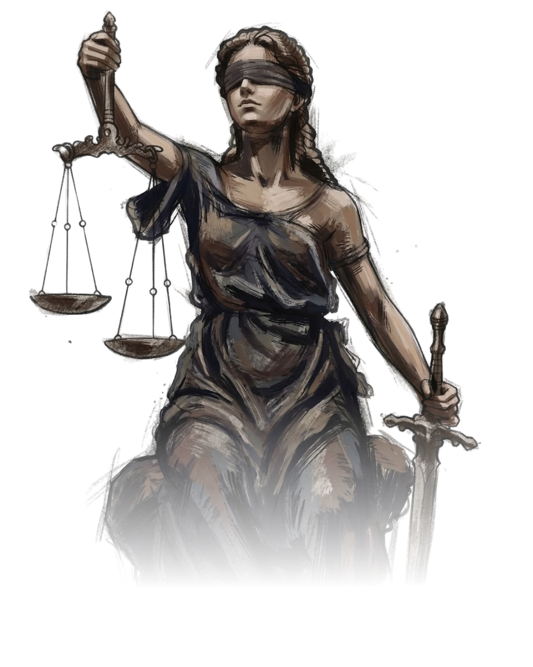 Lady Justice Illustration